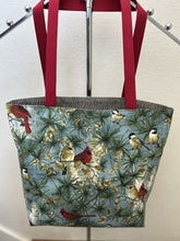 Load image into Gallery viewer, Birds - Pink Flamingos on Cream; Red and White Birds on Trees