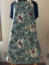 Load image into Gallery viewer, Birds - Pink Flamingos; Red and White Birds - Adult Aprons