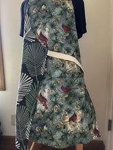 Load image into Gallery viewer, Birds - Pink Flamingos; Red and White Birds - Adult Aprons