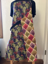 Load image into Gallery viewer, Rows of Grapes and Wine Glasses; Grapes on the Vine; Wine Bottles, Labels, Glasses - Adult Aprons