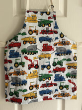 Load image into Gallery viewer, Teddy Bears; Construction Vehicles; Emergency Vehicles; Cartoon Monsters - Tiny, Child, Pre-Teen Aprons