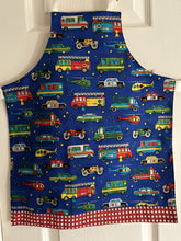 Load image into Gallery viewer, Teddy Bears; Construction Vehicles; Emergency Vehicles; Cartoon Monsters - Tiny, Child, Pre-Teen Aprons