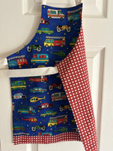 Load image into Gallery viewer, Teddy Bears; Construction Vehicles; Emergency Vehicles; Cartoon Monsters - Tiny, Child, Pre-Teen Aprons