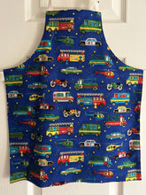 Load image into Gallery viewer, Teddy Bears; Construction Vehicles; Emergency Vehicles; Cartoon Monsters - Tiny, Child, Pre-Teen Aprons