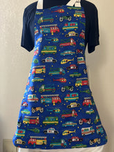 Load image into Gallery viewer, Teddy Bears; Construction Vehicles; Emergency Vehicles; Cartoon Monsters - Tiny, Child, Pre-Teen Aprons