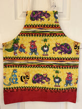 Load image into Gallery viewer, Teddy Bears; Construction Vehicles; Emergency Vehicles; Cartoon Monsters - Tiny, Child, Pre-Teen Aprons
