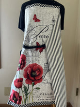 Load image into Gallery viewer, “Ooh La La” Paris Street Scene – Adult Slim Aprons