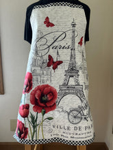 Load image into Gallery viewer, “Ooh La La” Paris Street Scene – Adult Slim Aprons