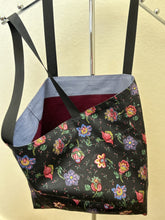 Load image into Gallery viewer, Modern Flowers pastel; Flowers on Black