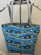 Load image into Gallery viewer, Cars and Trucks With Christmas Trees and Presents; Mouse Couple Red Truck Christmas