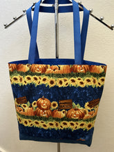 Load image into Gallery viewer, Happy Halloween Black Cats and Jack-o-Lanterns on Grey; Pumpkins for Sale; Spooky Visit