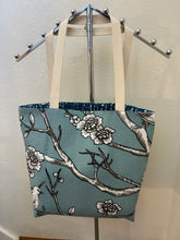 Load image into Gallery viewer, Large White Birds on Navy; Birds and Butterflies; Colorful Birds