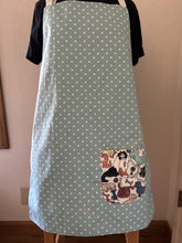 Load image into Gallery viewer, Realistic Dogs on Black - Adult and Child Aprons; Cartoonish Dogs - Adult Apron