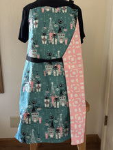 Load image into Gallery viewer, Precious Moments Christmas - Tiny Apron; Vintage Kitty Christmas; Deck the Halls; Cat Faces Wearing Christmas Hats - Adult