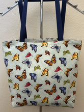 Load image into Gallery viewer, Insects and Magnifying Glasses; Butterflies on Palest Green