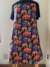 Load image into Gallery viewer, Cats - On Bookshelves; With Hibiscus and Lilies; With Yarn; Laurel Burch Jungle Songs and Fantastic Felines- Adult Aprons and Other Sizes