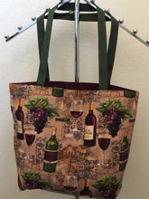 Load image into Gallery viewer, Vineyard Valley Bottles and Glasses of Red Wine on Light Cocoa Brown