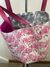 Load image into Gallery viewer, Birds - Pink Flamingos on Cream; Red and White Birds on Trees
