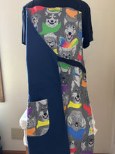 Load image into Gallery viewer, Dogs Wearing Pride Bandanas and Cartoonish Dogs - Adult Aprons
