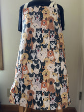 Load image into Gallery viewer, Dogs Wearing Pride Bandanas and Cartoonish Dogs - Adult Aprons
