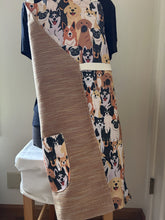 Load image into Gallery viewer, Dogs Wearing Pride Bandanas and Cartoonish Dogs - Adult Aprons
