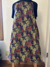 Load image into Gallery viewer, Rows of Grapes and Wine Glasses; Grapes on the Vine; Wine Bottles, Labels, Glasses - Adult Aprons
