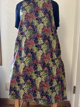 Load image into Gallery viewer, Rows of Grapes and Wine Glasses; Grapes on the Vine; Wine Bottles, Labels, Glasses - Adult Aprons
