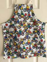 Load image into Gallery viewer, Teddy Bears; Construction Vehicles; Emergency Vehicles; Cartoon Monsters - Tiny, Child, Pre-Teen Aprons
