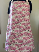 Load image into Gallery viewer, Birds - Pink Flamingos; Red and White Birds; Rooster and Flowers - Adult Aprons
