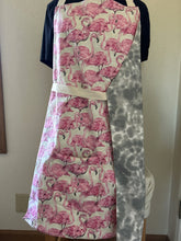 Load image into Gallery viewer, Birds - Pink Flamingos; Red and White Birds; Rooster and Flowers - Adult Aprons
