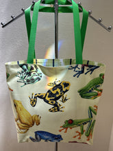 Load image into Gallery viewer, Frogs - Small Green Frogs on Blue; Large Colorful Frogs
