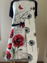 Load image into Gallery viewer, “Ooh La La” Paris Street Scene – Adult Slim Aprons
