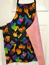 Load image into Gallery viewer, Baby Jungle Animals on Black - Child Aprons
