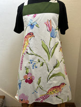 Load image into Gallery viewer, Modern Birds; Colorful Birds with Flowers - Adult Aprons
