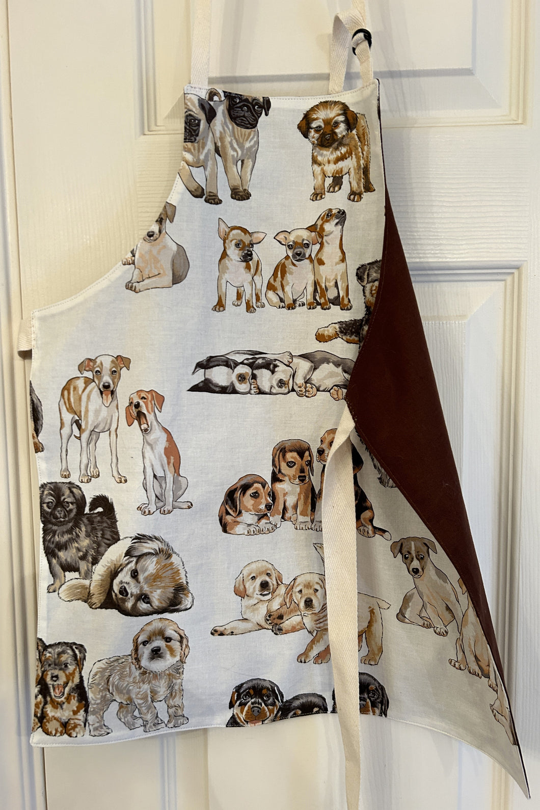 Realistic Puppies in Many Breeds - Adult and Child Aprons