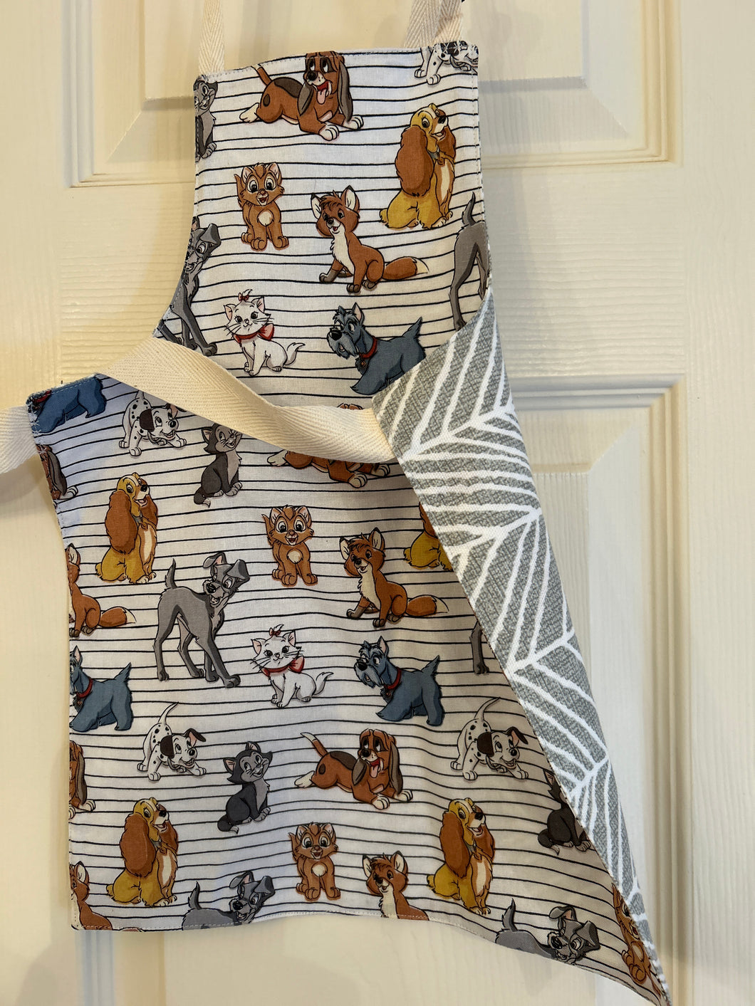 Cartoon Characters - Cats, Dogs, and Fox - Child and Tiny Aprons