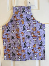 Load image into Gallery viewer, Cartoon Characters - Cats, Dogs, and Fox - Child and Tiny Aprons
