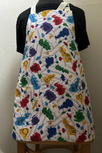 Load image into Gallery viewer, Colorful Instruments on White - Petite / Pre-Teen, Child, Tiny Aprons
