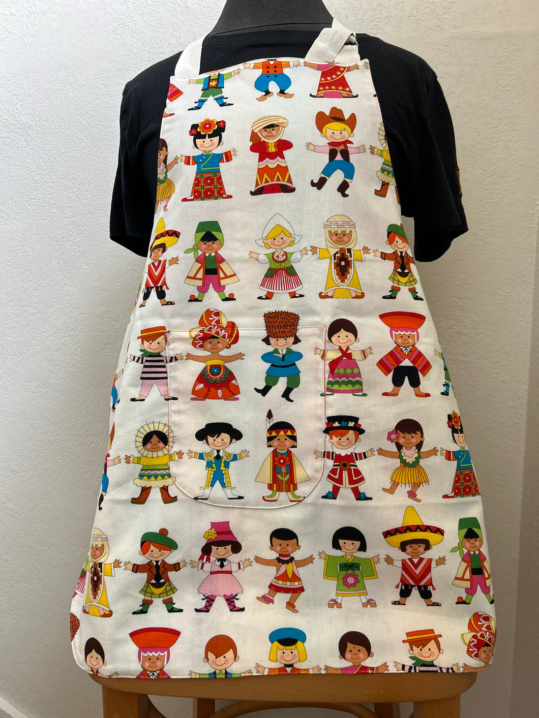 48 International Children or Dolls - Petite / Pre-Teen Aprons