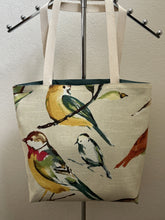 Load image into Gallery viewer, Large White Birds on Navy; Birds and Butterflies; Colorful Birds
