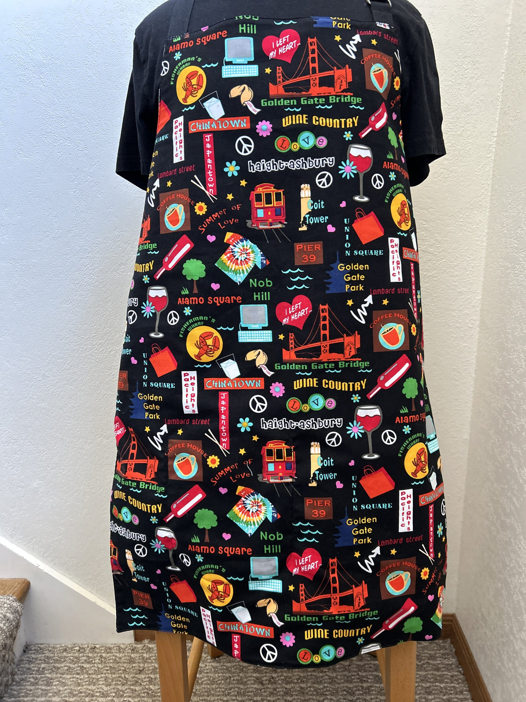 San Francisco Symbols Icons - Adult Apron