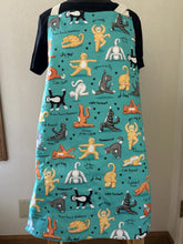 Load image into Gallery viewer, Exercise Adult Aprons - Kitty Cat Yoga; Pilates Reformer Words
