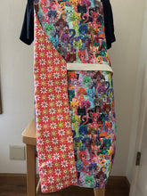 Load image into Gallery viewer, Psychedelic Cats in Bright Colors; Cartoonish Cats; Impressionist Realistic Cats - Adult Aprons
