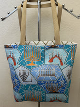 Load image into Gallery viewer, Menorah Mosaic modern; Festival of Lights traditional
