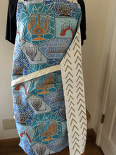 Load image into Gallery viewer, Menorah Mosaic modern; Festival of Lights traditional - Adult Aprons
