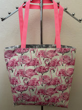 Load image into Gallery viewer, Birds - Pink Flamingos on Cream; Red and White Birds on Trees
