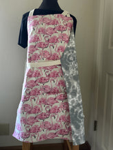 Load image into Gallery viewer, Birds - Pink Flamingos; Red and White Birds - Adult Aprons
