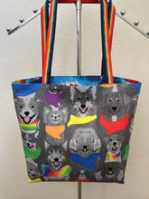 Load image into Gallery viewer, Realistic Dogs on Black; Cartoonish Dogs
