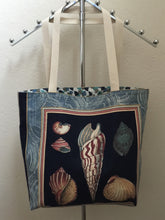 Load image into Gallery viewer, Seashells on Navy Blue
