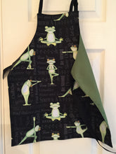 Load image into Gallery viewer, Yoga Frogs “Back in 5 Minutes” - Child Apron
